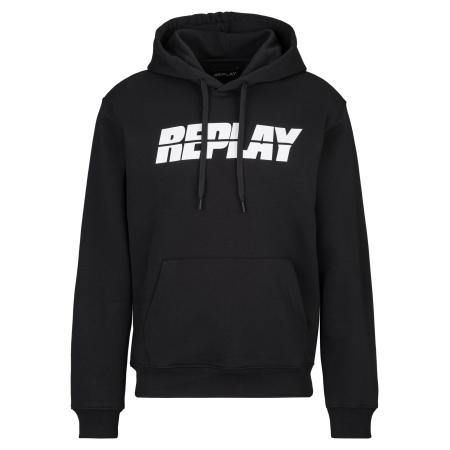 Replay REPLAY Sweatshirt zwart / wit