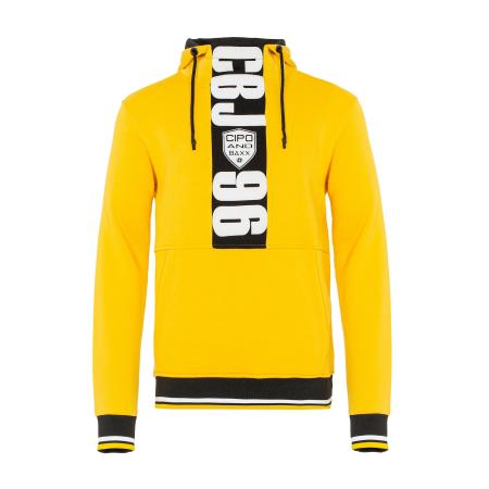 Cipo & Baxx CIPO & BAXX Sweatshirt geel / zwart / wit