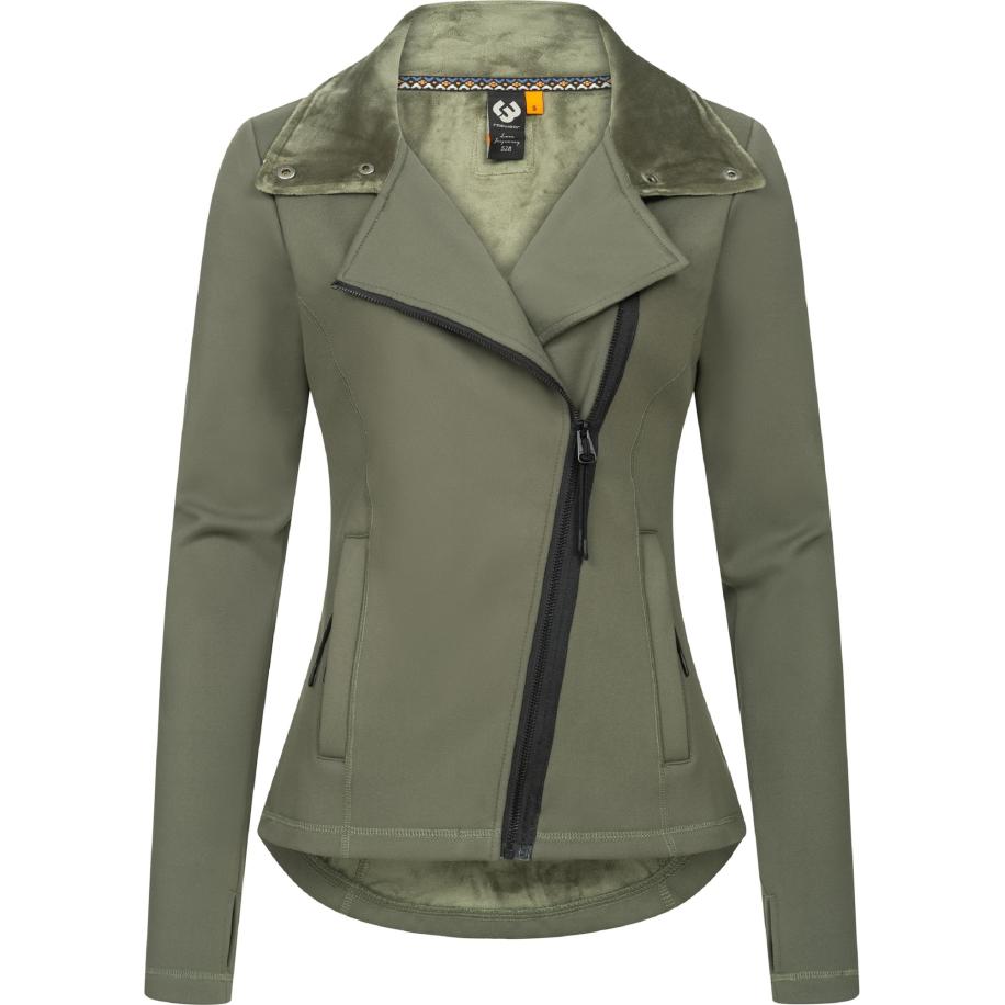 Ragwear Ragwear Sweatvest Saskie olijfgroen -