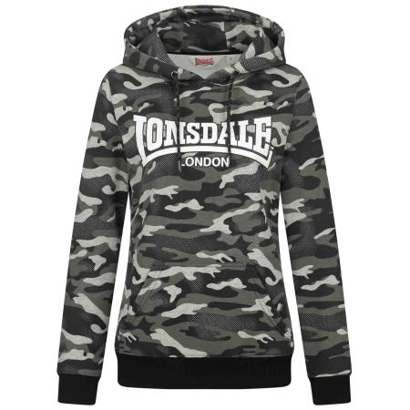 Lonsdale LONSDALE Sweatshirt CLOUGH grijs / antraciet / lichtgrijs / zwart