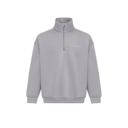 VAMOS CLO VAMOS CLO Sweatshirt grijs / wit