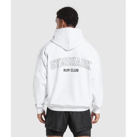 Gymshark GSRC Hoodie White