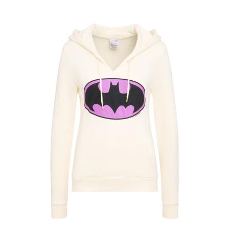 Logoshirt LOGOSHIRT Sweatshirt crème / fuchsia / zwart