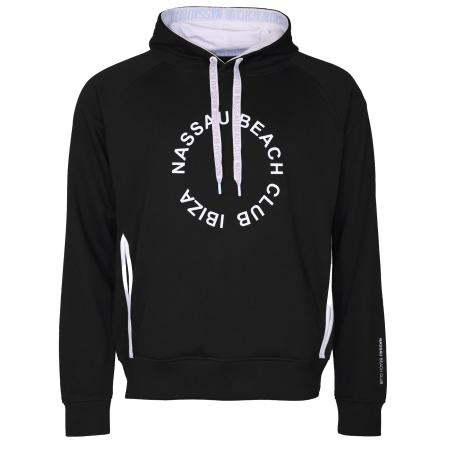 NASSAU Beach Club NASSAU Beach Club Sweatshirt NB22009 zwart / wit