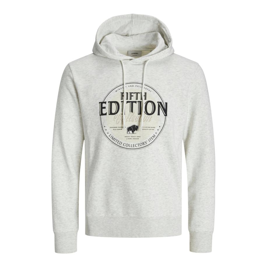 JJ Rebel JJ Rebel Sweatshirt JREBLASSE sand / zwart / wit gemêleerd -