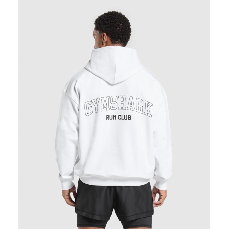 Gymshark GSRC Hoodie White Wit