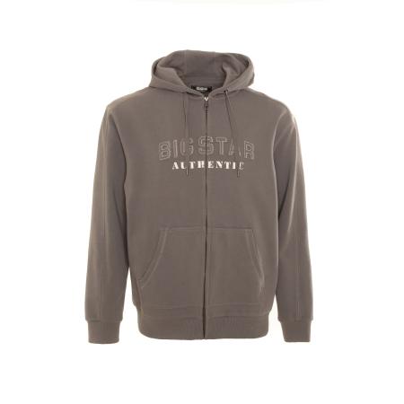 Big Star BIG STAR Sweatvest Berkus grijs / wit