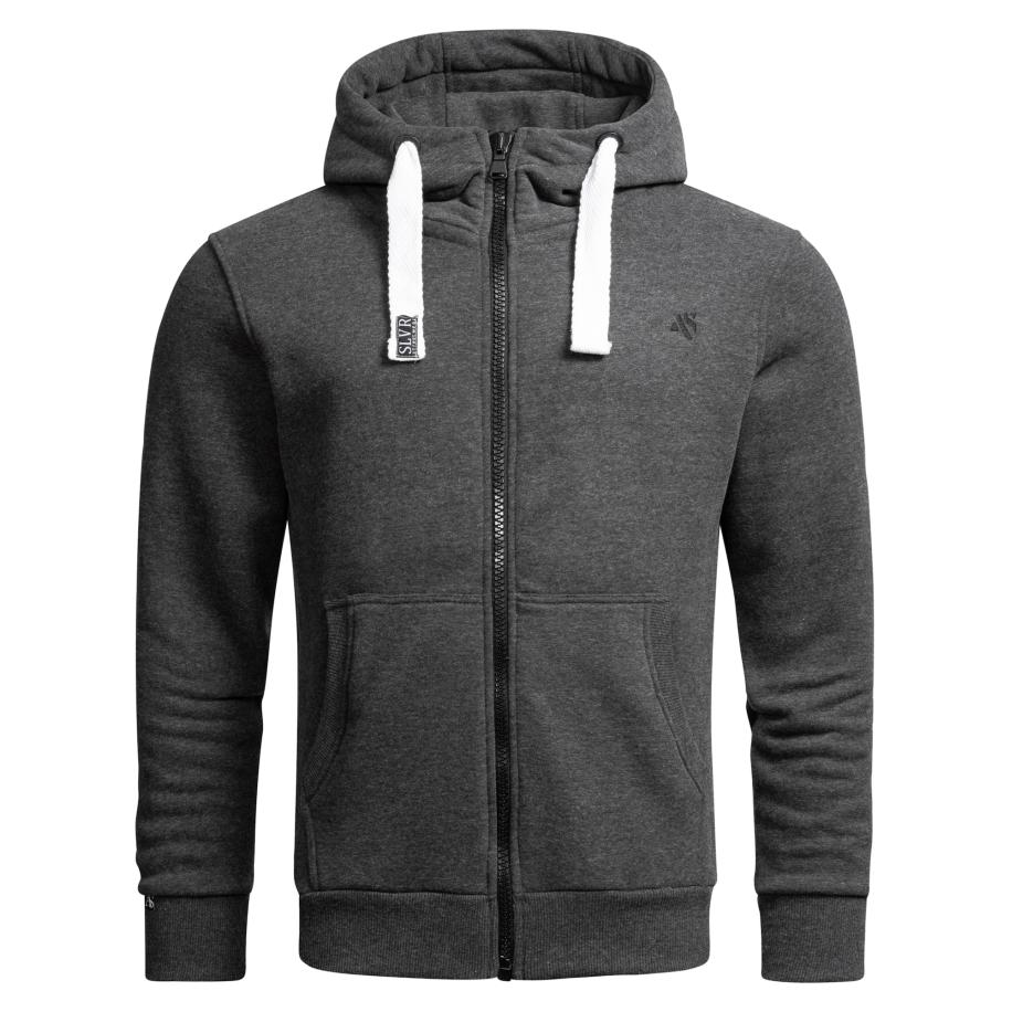 Alessandro Salvarini Alessandro Salvarini Sweatvest donkergrijs -