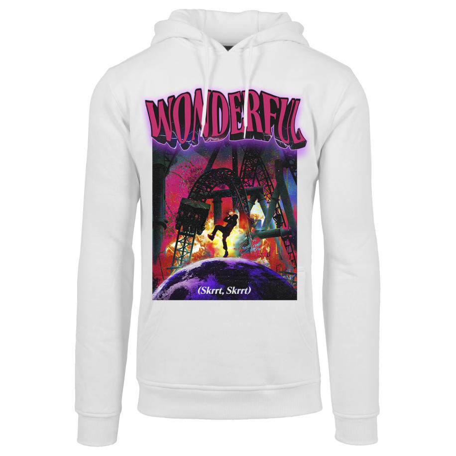 mister tee MT Men Sweatshirt cyclaam / donkerlila / zwart / wit -