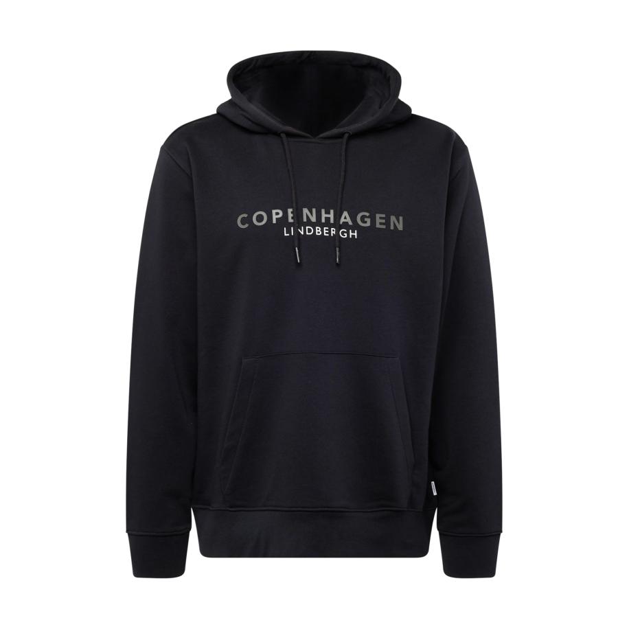 Lindbergh Lindbergh Sweatshirt Copenhagen donkergroen / zwart / offwhite -