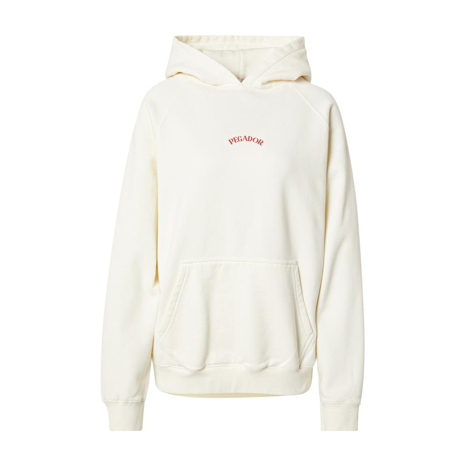 Pegador Pegador Sweatshirt Malli crème / grasgroen / kersrood -