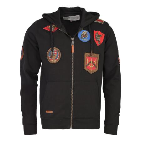 Top gun TOP GUN Sweatvest TGD1707 zwart