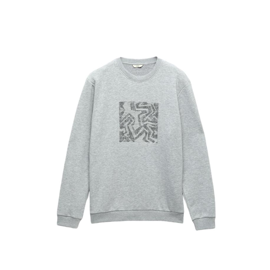 KİP Sweatshirt antraciet / grijs gemêleerd Grijs
