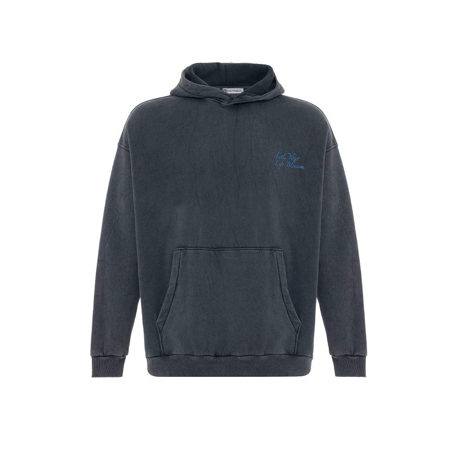 Dandalo Dandalo Sweatshirt blauw / zwart / offwhite -