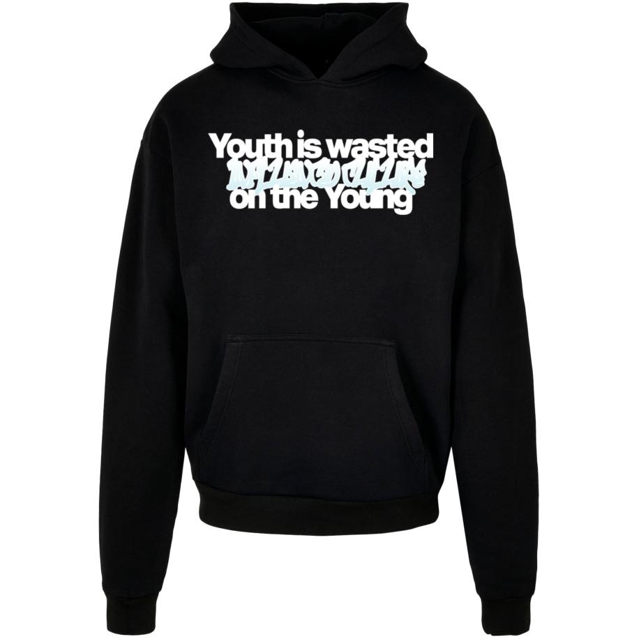 Lost Youth Sweatshirt Wasted turquoise / zwart / wit Zwart