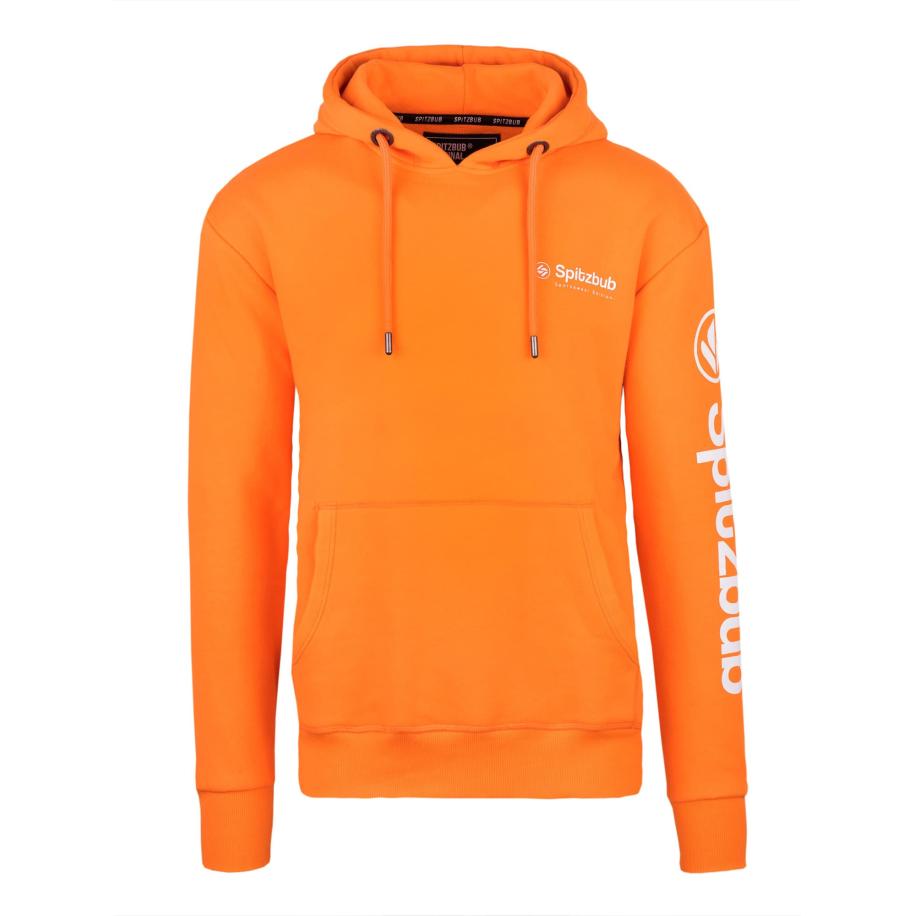 SPITZBUB Sweatshirt neonoranje / wit Oranje