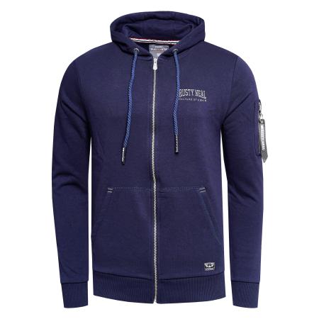 Rusty Neal Rusty Neal Sweatvest marine / wit