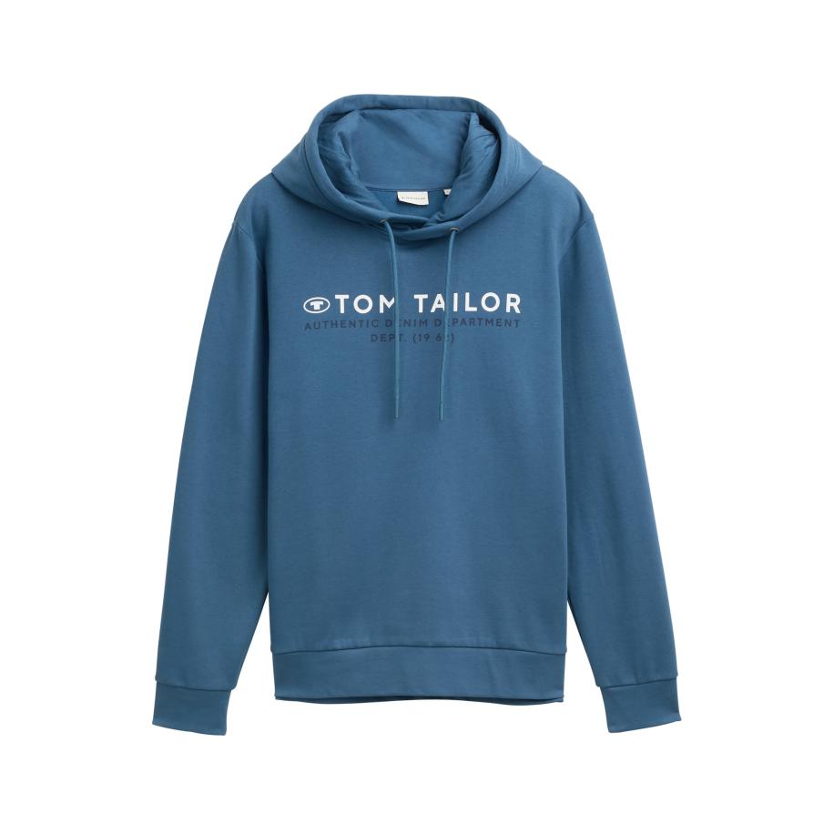 Tom Tailor TOM TAILOR Sweatshirt blauw / navy / wit -