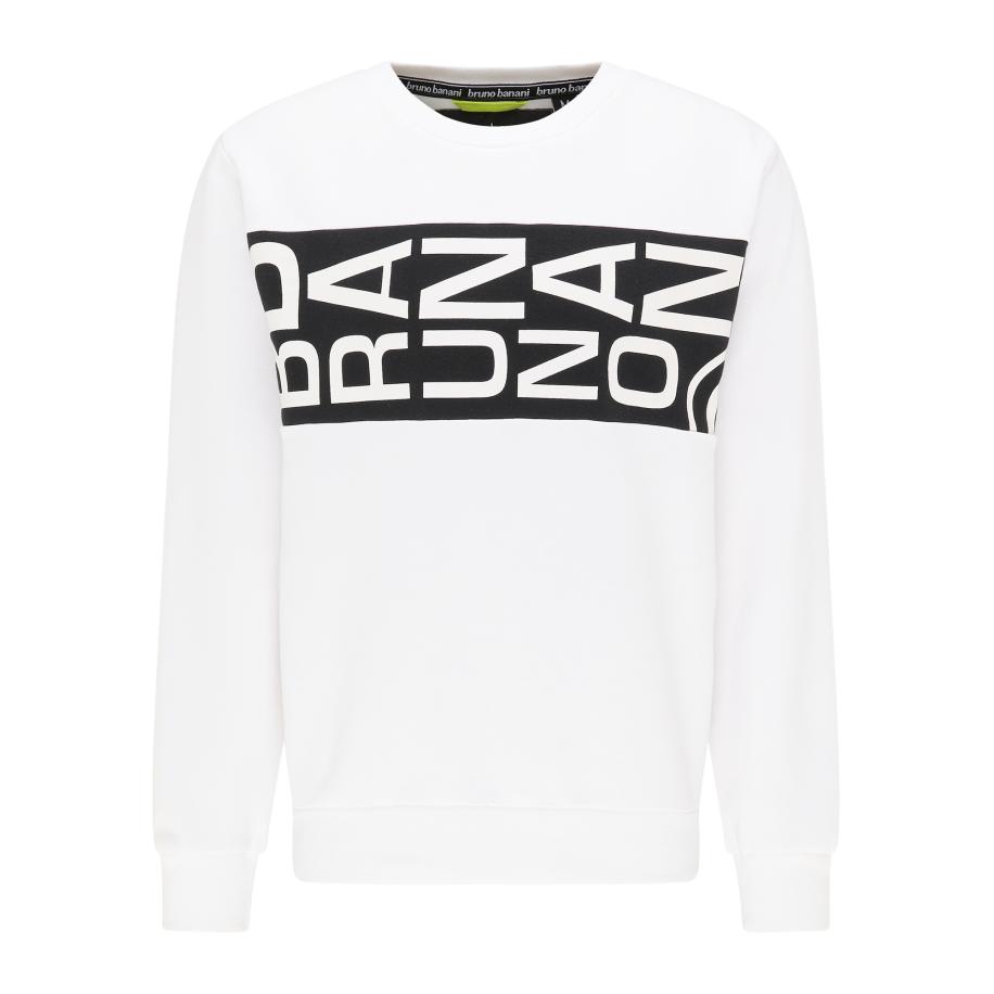 Bruno Banani Bruno Banani Sweatshirt Richardson zwart / wit -