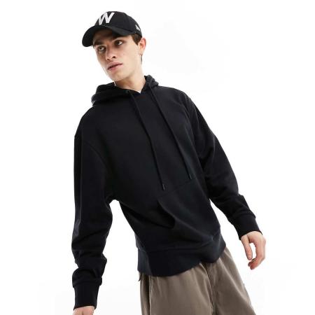 COLLUSION - Hoodie in zwart