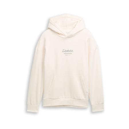 Tom Tailor TOM TAILOR DENIM Sweatshirt cyaan blauw / offwhite