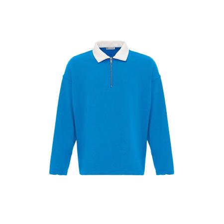 Dandalo Dandalo Sweatshirt hemelsblauw / wit