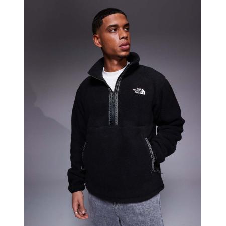 The North Face - Fleeski - Fleecejack van zware stof met 1/4 rits in zwart