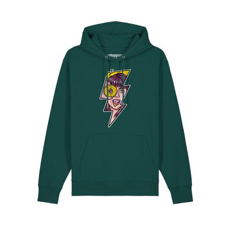 Watapparel Watapparel Sweatshirt Donut geel / petrol / donkerlila / rosa