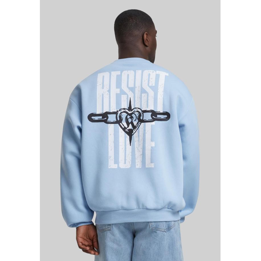 Karl Kani Karl Kani Sweatshirt lichtblauw / zwart / wit -