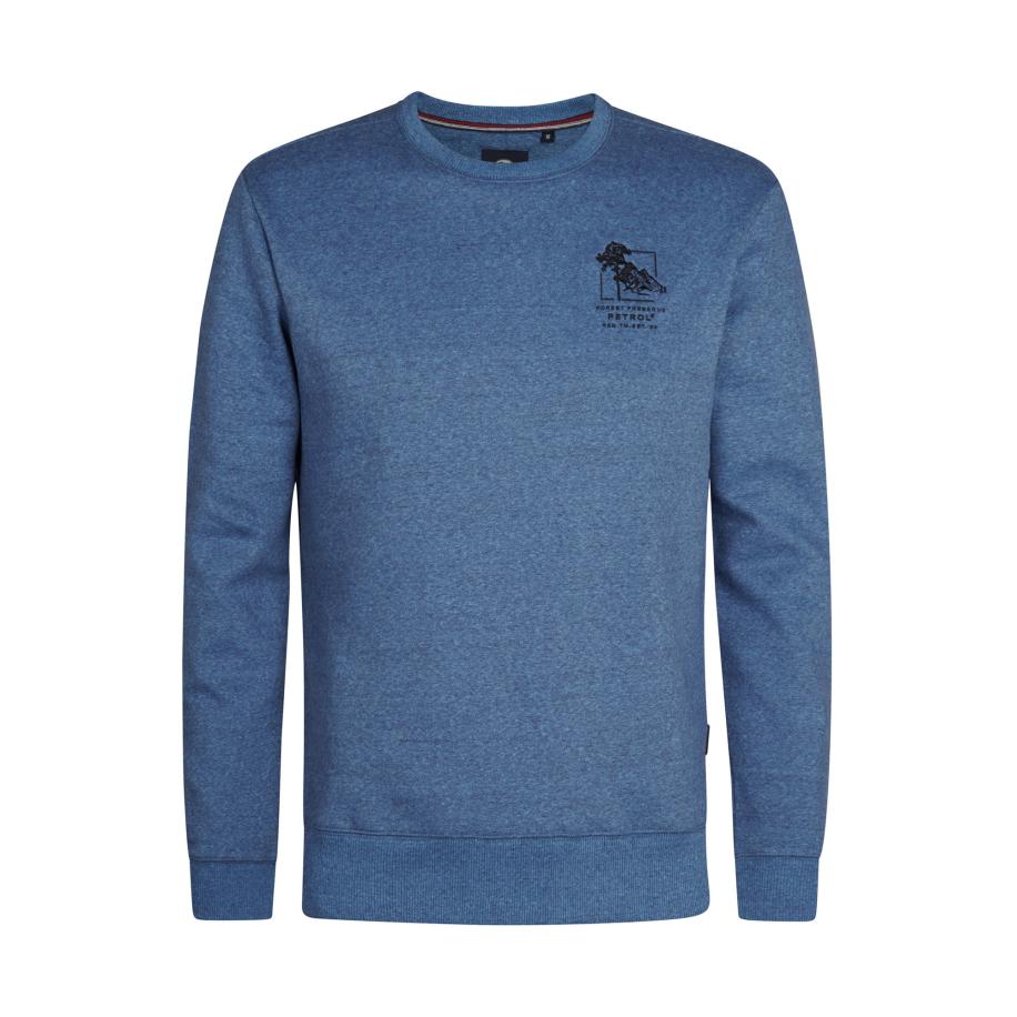 Petrol Industries Petrol Industries Sweatshirt Telluride blauw gemêleerd / zwart -
