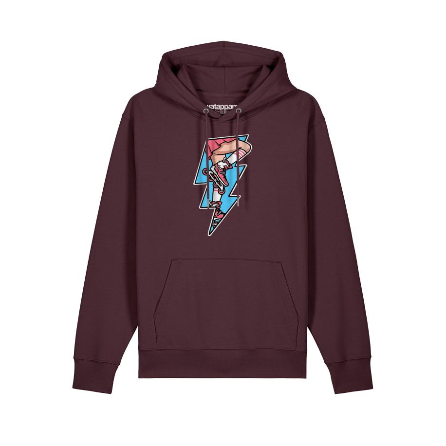 Watapparel Watapparel Sweatshirt Rollerskates beige / lichtblauw / rosa / donkerrood -