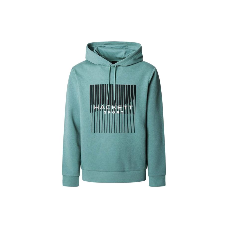 Hackett London Hackett London Sweatshirt Club mintgroen / zwart / wit -