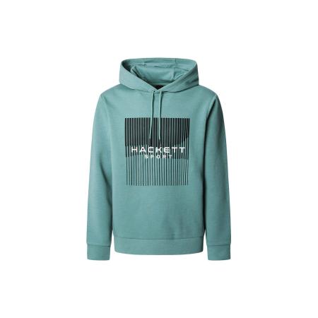 Hackett London Hackett London Sweatshirt Club mintgroen / zwart / wit