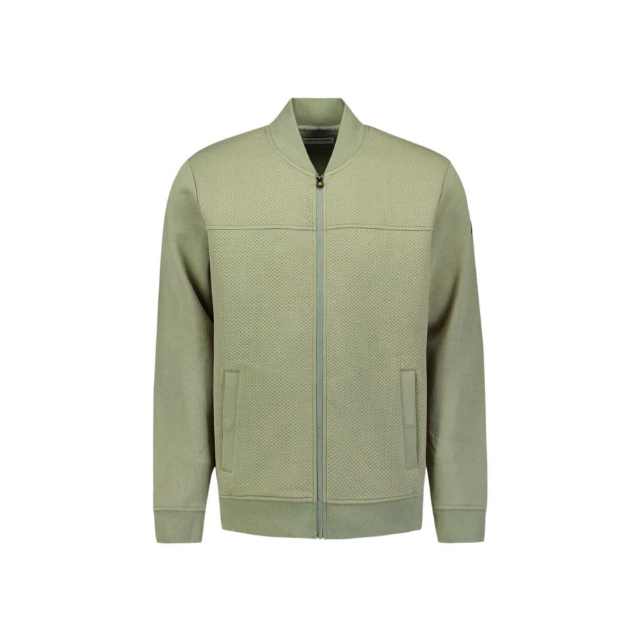 No Excess No Excess Sweatvest pastelgroen / zwart -