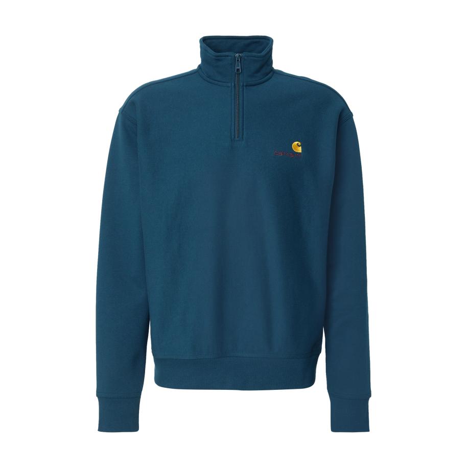 Carhartt WIP Carhartt WIP Sweatshirt American Script petrol -