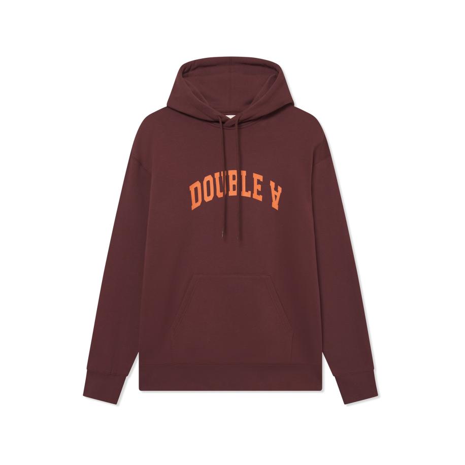 WOOD WOOD Sweatshirt WWJames donkerbruin / oranje Bruin