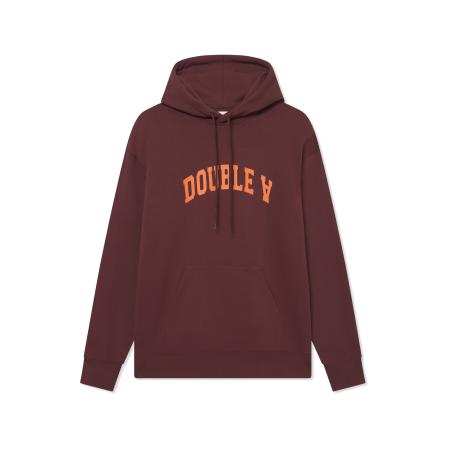 WOOD WOOD Sweatshirt WWJames donkerbruin / oranje