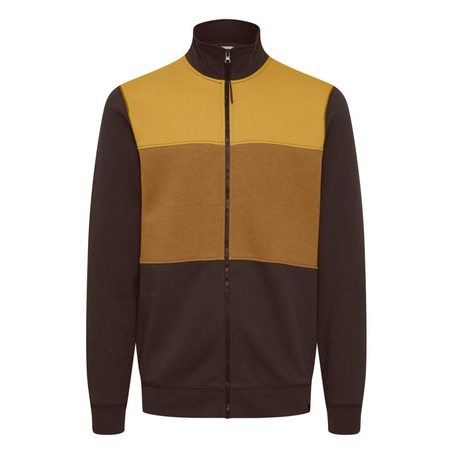 Blend BLEND Sweatvest bruin / curry -