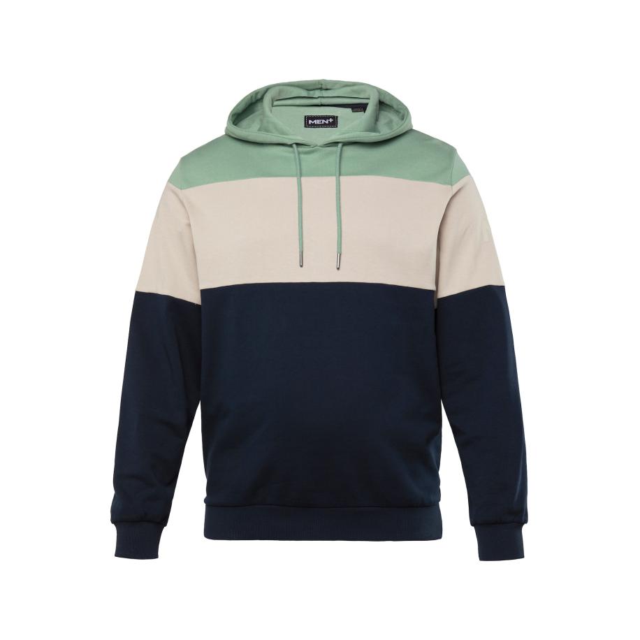 men plus Men Plus Sweatshirt beige / navy / groen -