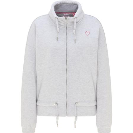 MYMO MYMO Sweatvest lichtgrijs / pink