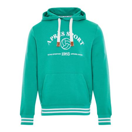 Threadbare Threadbare Sweatshirt Ewan turquoise / wit