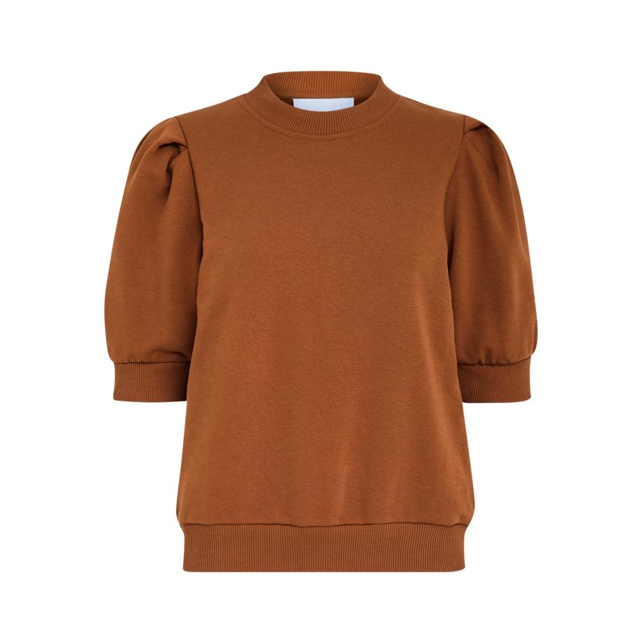 Minus minus Sweatshirt Mika bruin -