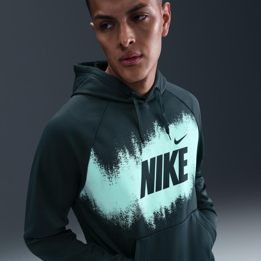 Nike Therma-FIT Fleecehoodie voor heren - Groen Groen