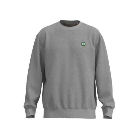 Kronstadt Sweatshirt ronde halslichtgrijs, Effen