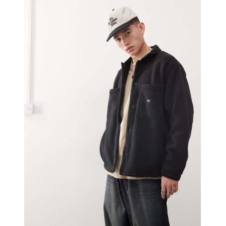 Vans - Penmar - Shacket van zware polar fleece in zwart