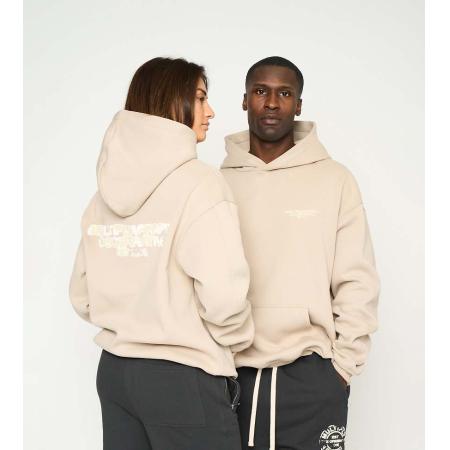 Multiply Apparel - Cooperative - Oversized hoodie in taupe-Neutraal