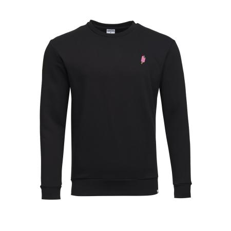 Mikon Mikon Sweatshirt Eis lichtbruin / pink / zwart