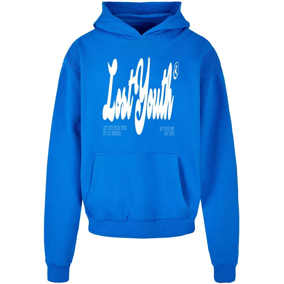 Lost Youth Sweatshirt Classic V.2 blauw / wit Blauw