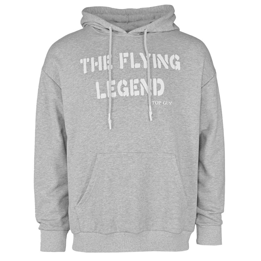 Top gun TOP GUN Sweatshirt grijs gemêleerd / wit -