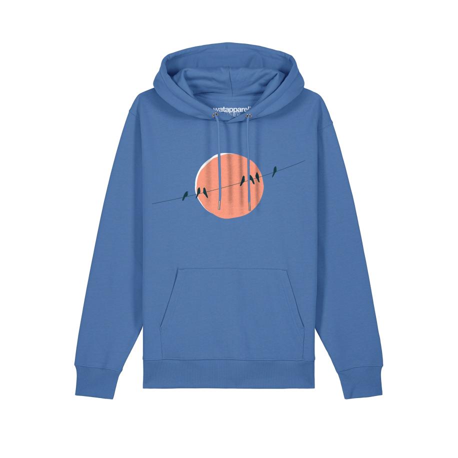 Watapparel Watapparel Sweatshirt Countryside 1 hemelsblauw / perzik / zwart -